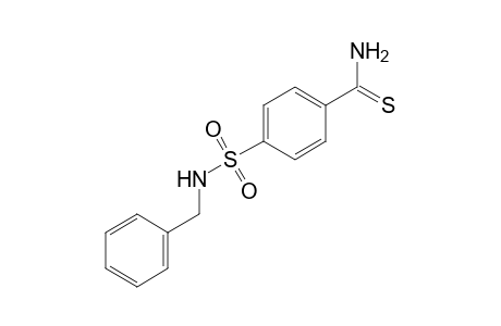 p-(benzylsulfamoyl)thiobenzamide