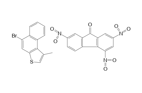 5-bromo-1-methylnaphtho[2,1-b]thiophene, compound with 2,4,7-trinitrofluoren-9-one(1:1)