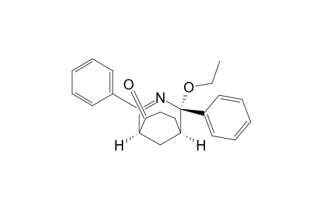 (1.alpha.,4.beta.,5.alpha.)-4-Ethoxy-2,4-diphenyl-3-azabicyclo[3.3.1]non-2-en-8-one