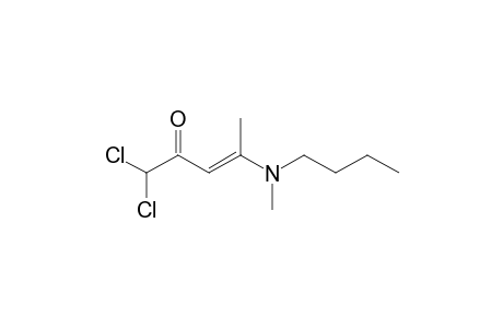 (E)-4-[Butylmethylamino]-1,1-dichloro-3-penten-2-one