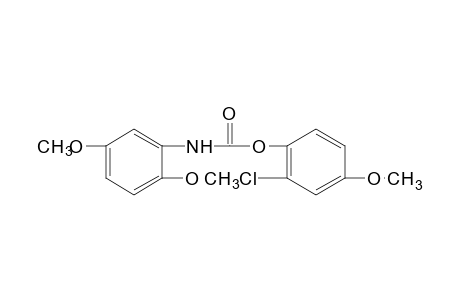 2,5-dimethoxycarbanilic acid, 2-chloro-4-methoxyphenyl ester