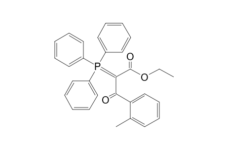 (.alpha.-Ethoxycarbonyl-.alpha.-2-methylbenzoylmethylene)triphenylphosphorane