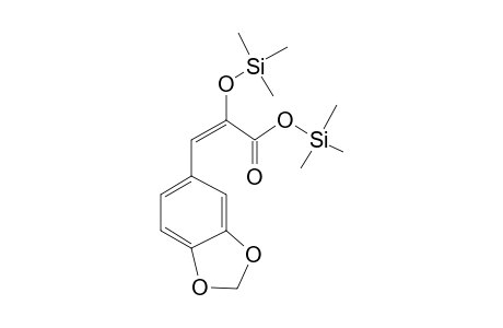 3,4-Methylenedioxyphenylpyruvic acid, di-tms