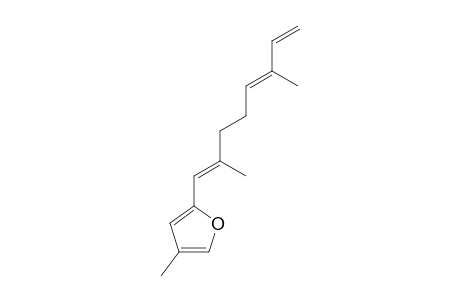 (1'E,5'E)-2-(2',6'-DIMETHYLOCTA-1',5',7'-TRIENYL)-4-METHYLFURANE