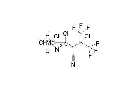 Tetrachloro{[1,3-dichlor-2-cyan-4,4,4-trifluor-3-(trifluormethyl)-1-butenyliden]imino}-molybdan