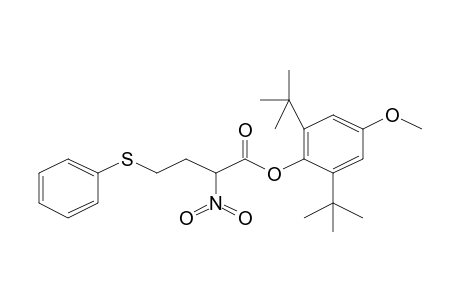 Butanoic acid, 2-nitro-4-(phenylthio)-, 2,6-bis(1,1-dimethylethyl)-4-methoxyphenyl ester