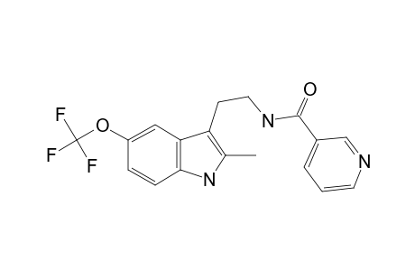 N-[2-(2-Methyl-5-trifluoromethoxy-1H-indol-3-yl)-ethyl]-nicotinamide