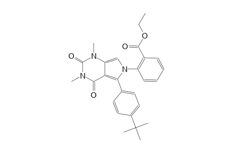 ethyl 2-[5-(4-tert-butylphenyl)-1,3-dimethyl-2,4-dioxo-1,2,3,4-tetrahydro-6H-pyrrolo[3,4-d]pyrimidin-6-yl]benzoate