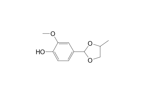 2-Methoxy-4-(4-methyl-1,3-dioxolan-2-yl)phenol