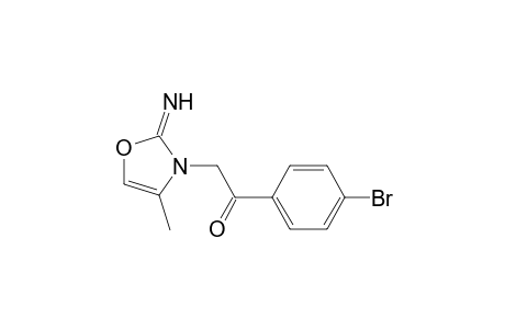 2-IMINO-4-METHYL-3-(4'-BROMO-PHENACYL)-2,3-DIHYDRO-OXAZOLE