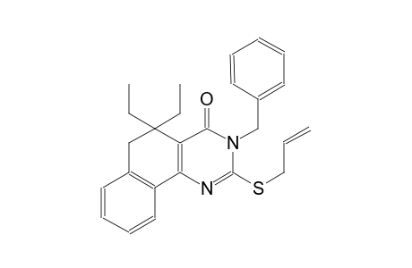 2-(allylsulfanyl)-3-benzyl-5,5-diethyl-5,6-dihydrobenzo[h]quinazolin-4(3H)-one