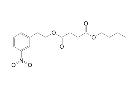 Succinic acid, butyl 2-(3-nitrophenyl)ethyl ester