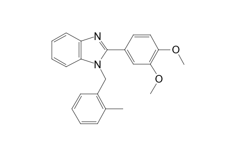 2-(3,4-Dimethoxyphenyl)-1-(2-methylbenzyl)-1H-benzimidazole