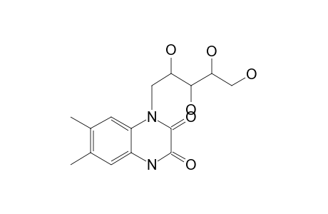 1,2,3,4-Tetrahydroquinoxalin-2,3-dione, 1-ribityl-6,7-dimethyl-