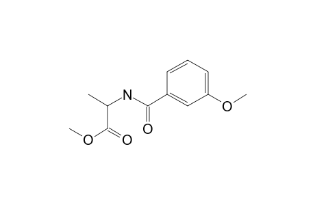 L-Alanine, N-(m-anisoyl)-, methyl ester