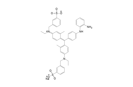 Sym.diethyl-di-m-sulfobenzyl-p-amino-p'-(2-aminoanilino)-fuchsonimonium(Na salt des inn.sulfonats)