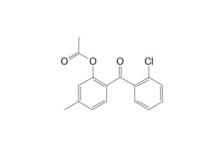 2-Chloro-2'-hydroxy-4'-methylbenzophenone, acetate