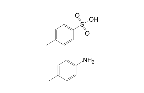 p-toluenesulfonic acid, compound with p-toluidine(1:1)