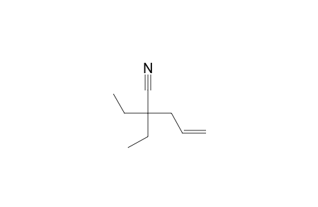 2,2-diethyl-4-pentenenitrile