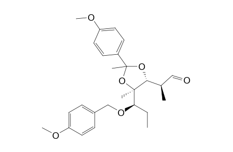 (2S,3R,4R,5R)-2,4-Dimethyl-5-(4-methoxybenzyloxy)-3,4-[1-(4-methoxyphenyl)ethylidenedioxy]heptanal