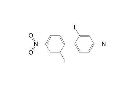 3-Iodanyl-4-(2-iodanyl-4-nitro-phenyl)aniline