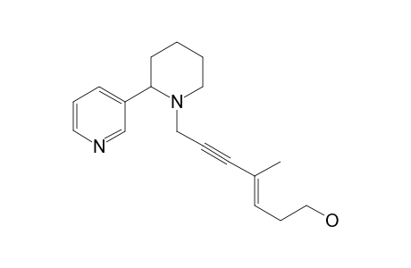 (3E)-4-methyl-7-[2-(pyridin-3-yl)piperidin-1-yl]hept-3-en-5-yn-1-ol