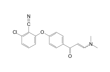 2-Chloro-6-{p-[3-(dimethylamino)acryloyl]phenoxy}benzonitrile