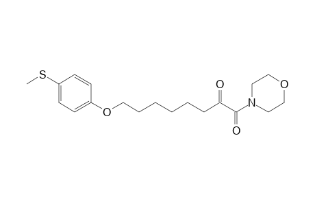 8-(4-(Methylthio)phenoxy)-1-morpholinooctane-1,2-dione