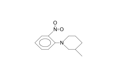 3-Methyl-1-(2-nitrophenyl)-piperidine
