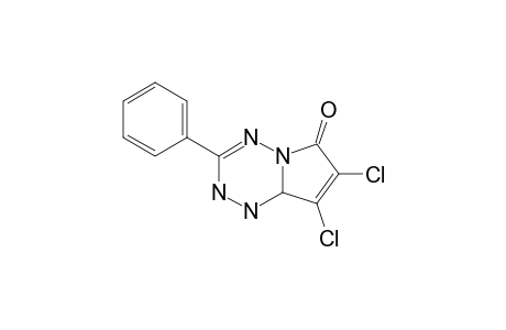 7,8-Dichloro-1,2-dihydro-3-phenylpyrrolo[1,2-B]-1,2,4,5-tetrazin-6(8ah)-one