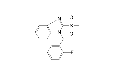 1-(2-Fluorobenzyl)-2-(methylsulfonyl)-1H-benzimidazole