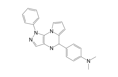 1-Phenyl-5-(4-dimethylaminophenyl)-4,5-dihydro-1H-pyrazolo[4,3-e]pyrrolo[1,2-a]-pyrazine