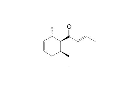 (2E)-1-(rel-(1S,2S,6S)-6-Ethyl-2-methylcyclohex-3-enyl)but-2-en-1-one