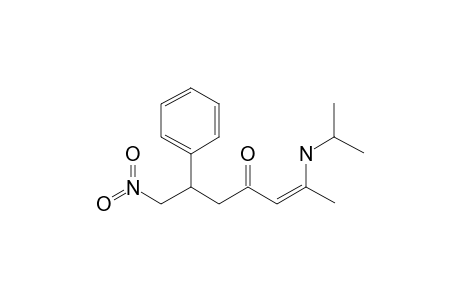 2-(N-Isopropylamino)-7-nitro-6-phenylhept-3-en-4-one