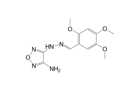 benzaldehyde, 2,4,5-trimethoxy-, (4-amino-1,2,5-oxadiazol-3-yl)hydrazone