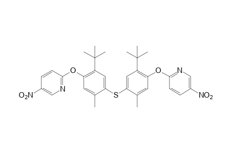 2,2'-thiobis[(5-tert-butyl-2-methyl-p-phenylene)oxy]bis[5-nitropyridine]