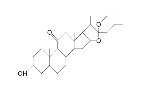 3-B-Hydroxy-5a-spirostan-11-one