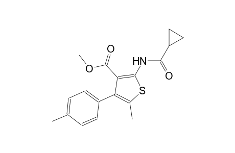 methyl 2-[(cyclopropylcarbonyl)amino]-5-methyl-4-(4-methylphenyl)-3-thiophenecarboxylate