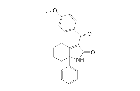 3-(4-Methoxybenzoyl)-7a-phenyl-1,4,5,6,7,7a-hexahydro-2H-indol-2-one