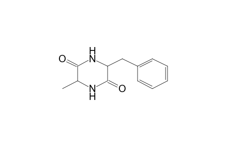 2,5-PIPERAZINEDIONE, 3-METHYL-6-(PHENYLMETHYL)-