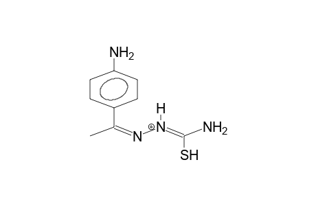 PARA-AMINOACETOPHENONE, THIOSEMICARBAZONE, PROTONATED