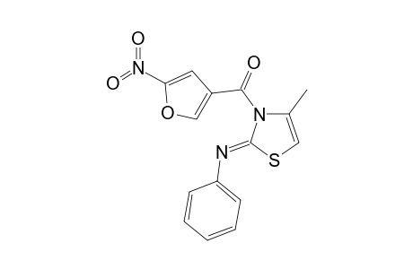 2-Phenylimino-3-(5"-nitro-3"-furoyl)-4-methyl-4-thiazoline