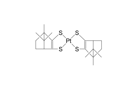 Bis(1,7,7-trimethyl-norbon-en-2,3-diylthio)-platinum