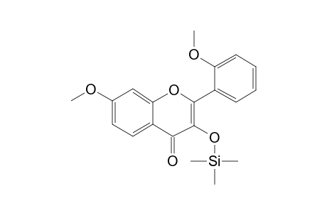 7,2'-Dimethoxy-3-hydroxyflavone, trimethylsilyl ether