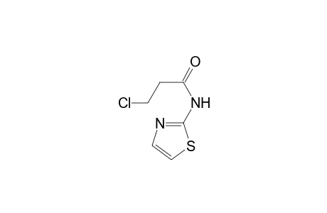 3-chloro-N-(1,3-thiazol-2-yl)propanamide