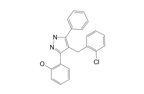 4-(2-Chlorobenzyl)-3(5)-(2-hydroxyphenyl)-5(3)-phenylpyrazole