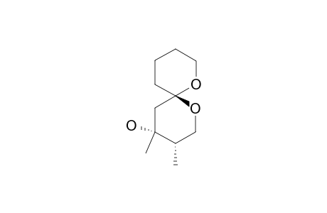 (3S,4R,6R)-3,4-Dimethyl-1,7-dioxaspiro[5.5]undecan-4-ol