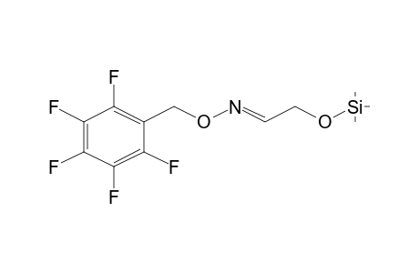 Glycolaldehyde, (O-pentafluorobenzyl)oxime, trimethylsilyl ether, (syn or anti)-