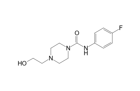 4'-fluoro-4-(2-hydroxyethyl)-1-piperazinecarboxanilide