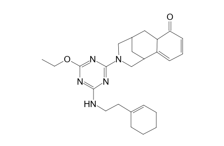 11-[4-(2-cyclohex-1-enyl-ethylamino)-6-ethoxy-[1,3,5]triazin-2-yl]-11-aza-tricyclo[7.3.1.0(2,7)]trideca-2,4-dien-6-one